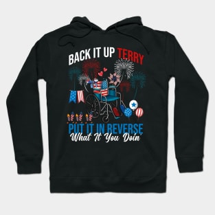 Back It Up Terry Put It In Reverse Fireworks Fun 4th Of July Hoodie